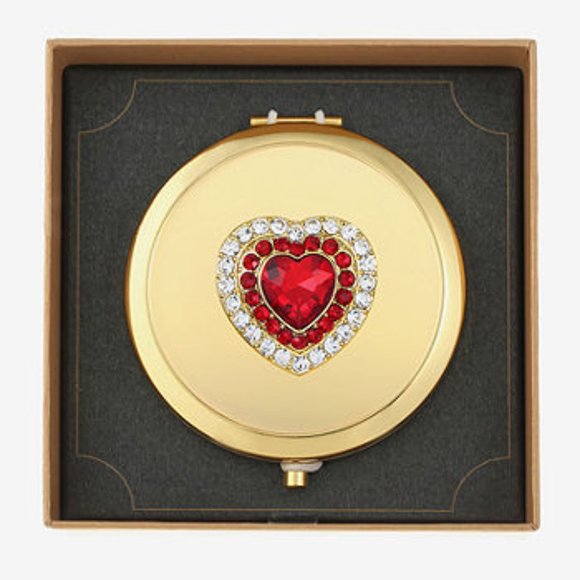 Jewelry - 3D HEART COMPACT MIRROR 💕